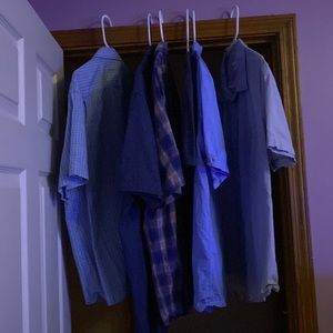 Short and long sleeved shirts.